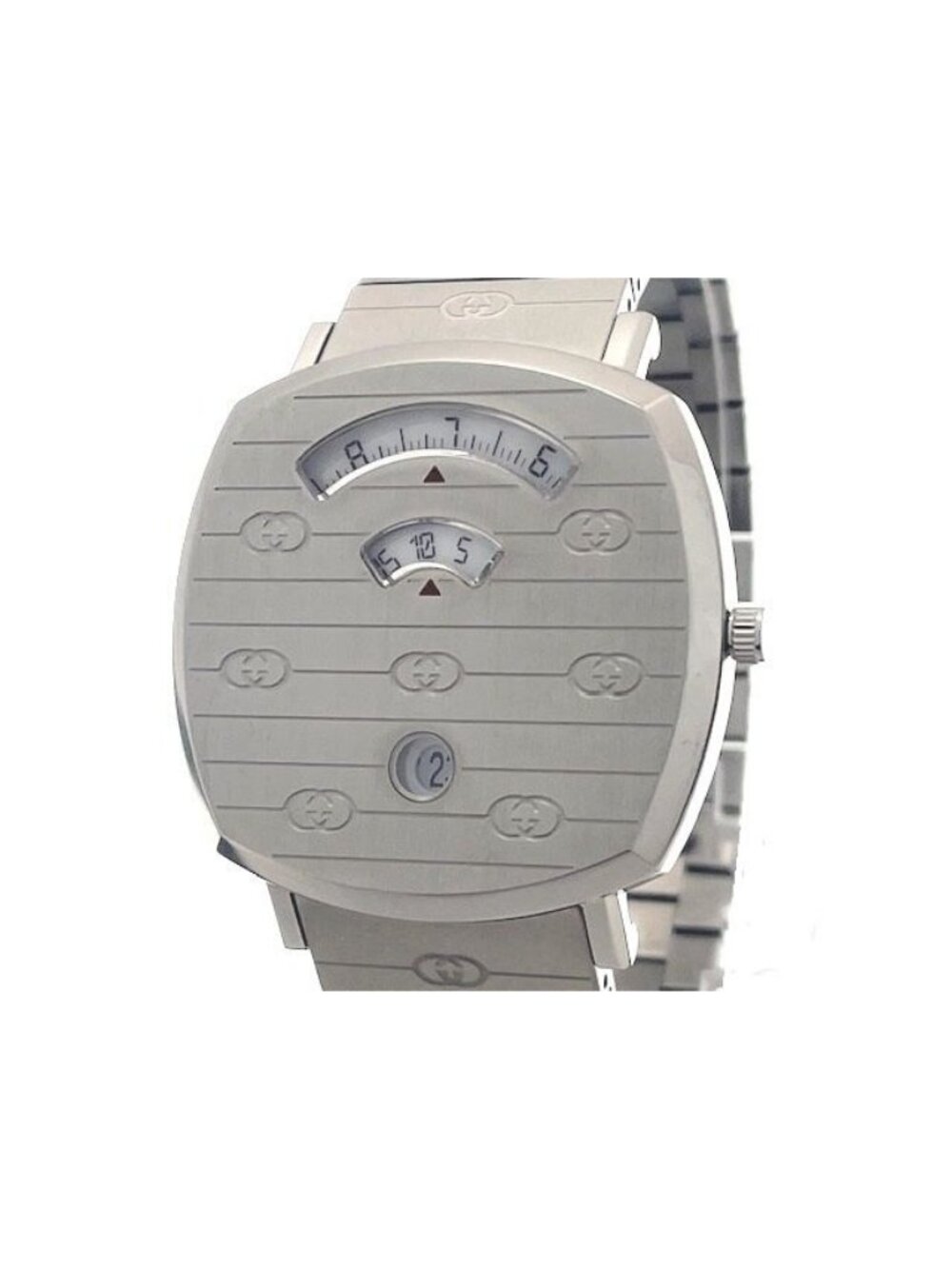 Gucci Watch Stainless Steel White Dial Quartz